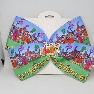 Kids Hair Bow - Flintstones